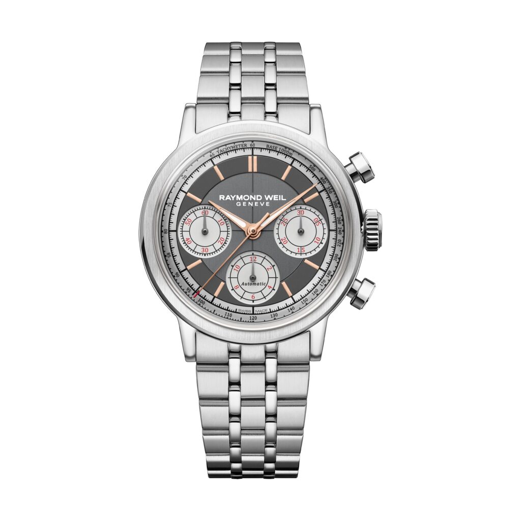 שעון ריימונד וייל RAYMOND WEIL Millesime Automatic Tri-Compax Chronograph 7765-ST-60651
