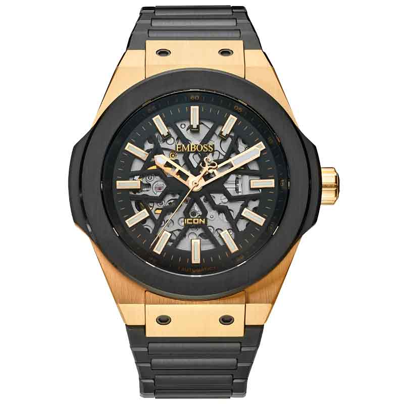 שעון אמבוס EMBOSS ICON SKELETON EMICSKRBBMB000