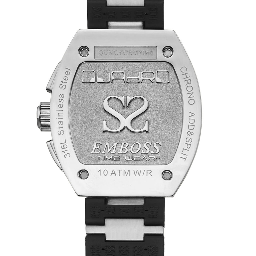 שעון אמבוס EMBOSS QUADRO EMQUMCSSBSB000 – תמונה 2
