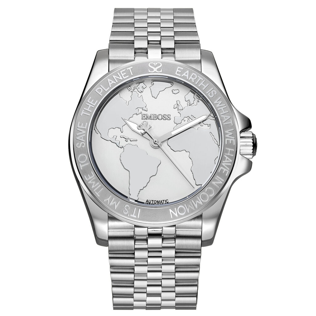 שעון אמבוס EMBOSS Save The Planet EMSPMASSSMS000