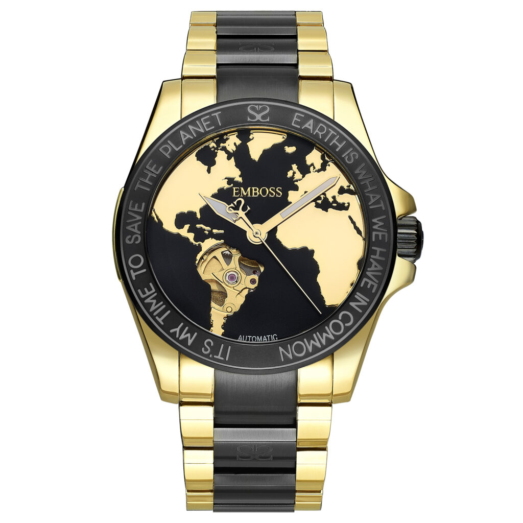 שעון אמבוס EMBOSS Save The Planet Automatic EMSPMUYBBM2000