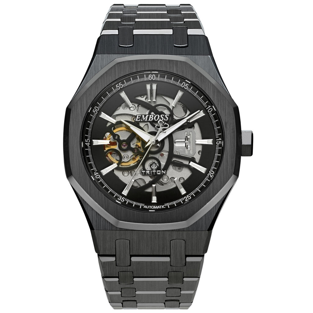 שעון אמבוס EMBOSS Triton Automatic EMTRMUBKBMB000
