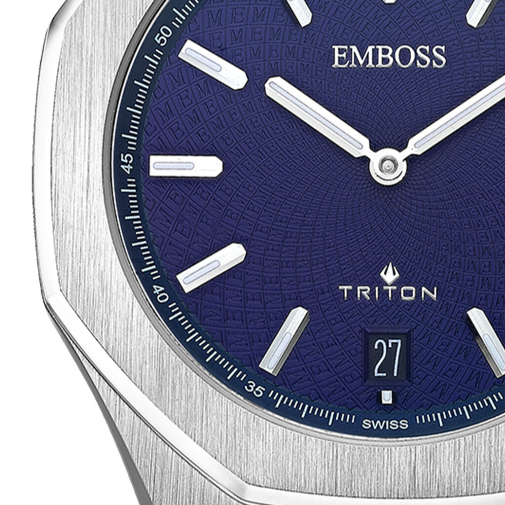 שעון אמבוס EMBOSS TRITON SLIM EMTRSLSSNMS000 – תמונה 2