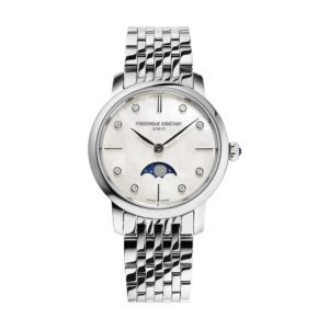 שעון פרדריק קונסטנט FREDERIQUE CONSTANT Classics Slimline Ladies Moonphase FC-206MPWD1S6B