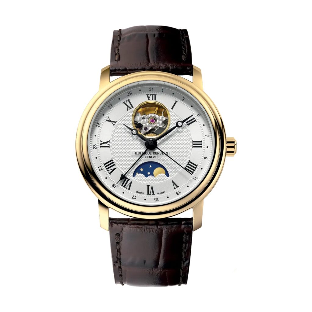 שעון פרדריק קונסטנט FREDERIQUE CONSTANT Classics Heart Beat Moonphase Date FC-335MC4P5