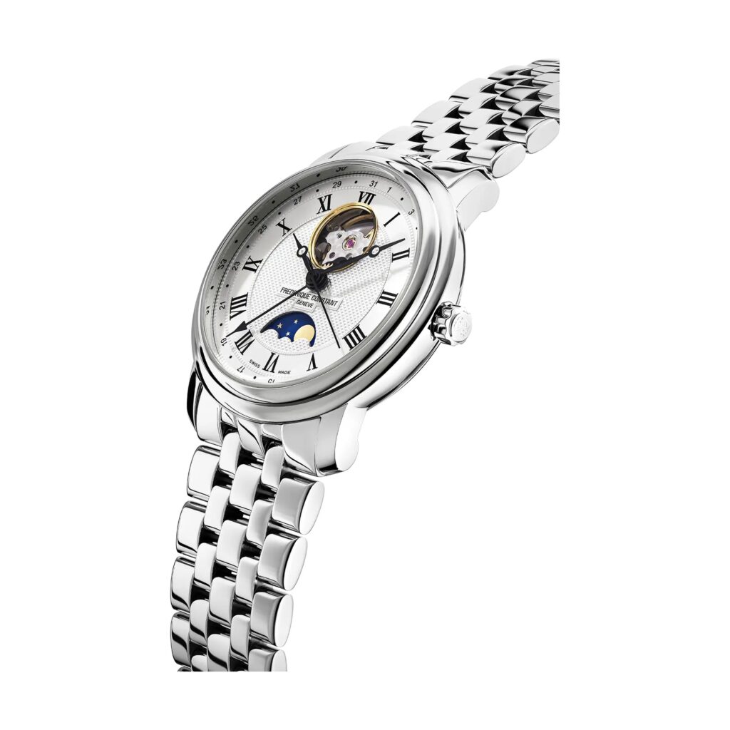 שעון פרדריק קונסטנט FREDERIQUE CONSTANT Classics Heart Beat Moonphase Date FC-335MC4P6B2 – תמונה 4