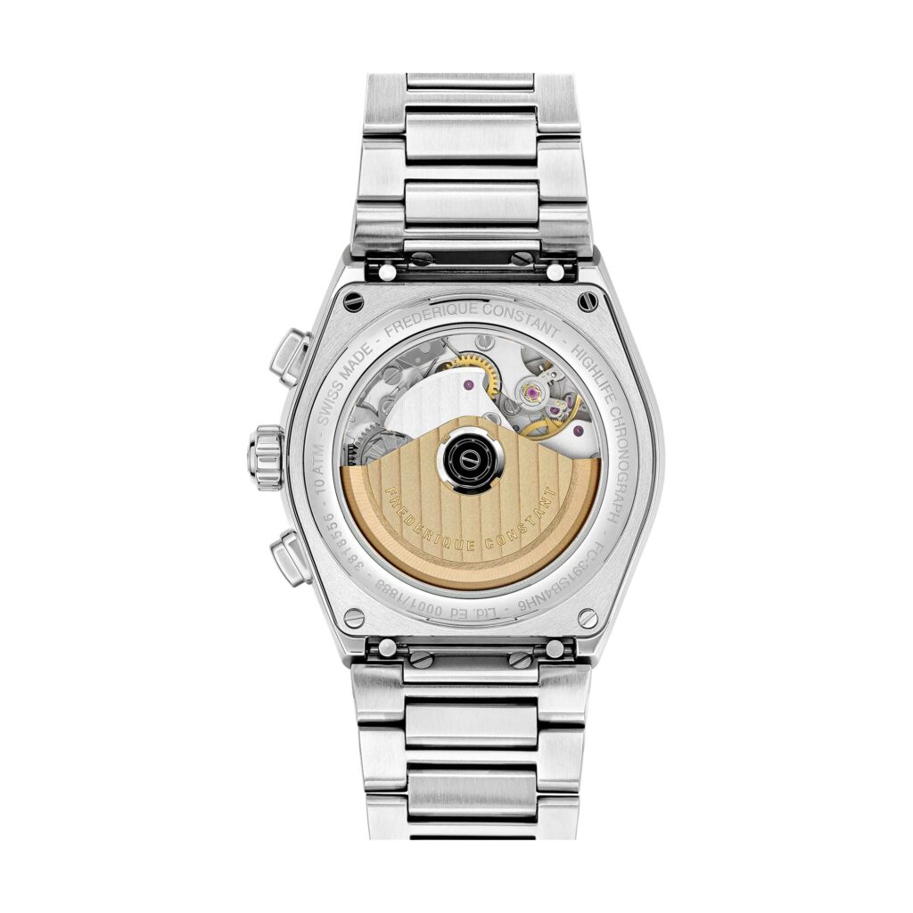 שעון פרדריק קונסטנט FREDERIQUE CONSTANT Highlife Chronograph Automatic FC-391SB4NH6B – תמונה 4