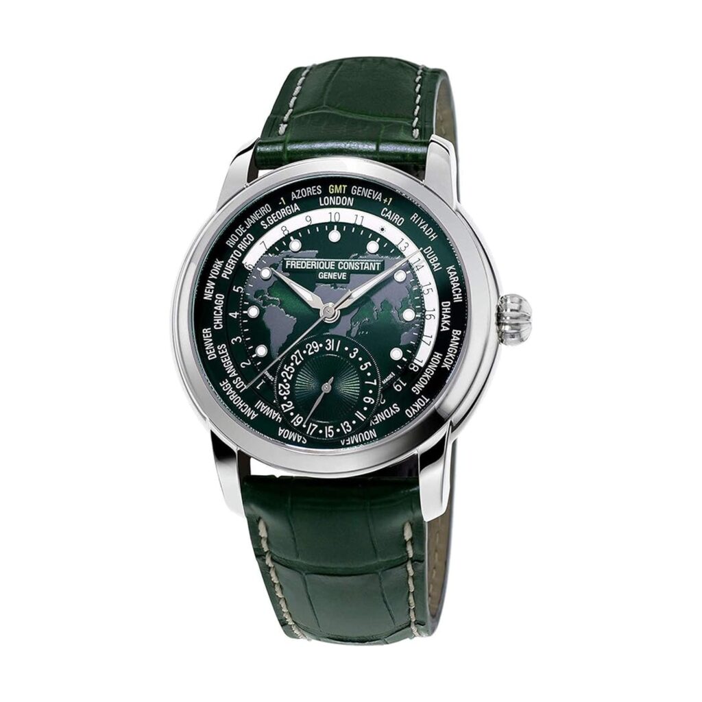 שעון פרדריק קונסטנט FREDERIQUE CONSTANT Manufacture Classic Worldtimer FC-718GRWM4H6