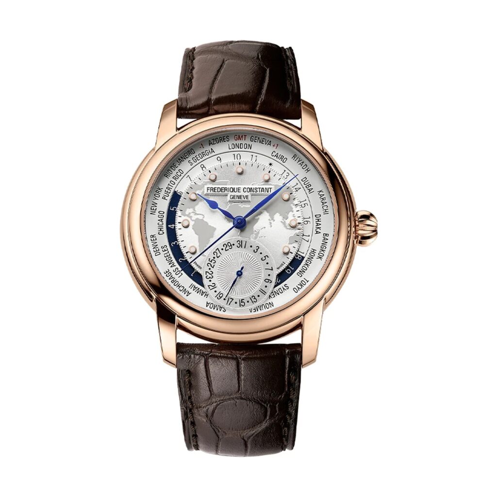 שעון פרדריק קונסטנט FREDERIQUE CONSTANT Manufacture Classic Worldtimer FC-718WM4H4