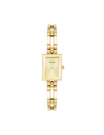 שעון נשים אנה קליין ANNE KLEIN Rectangular Case Bangle Bracelet Watch 10/4898CHGP