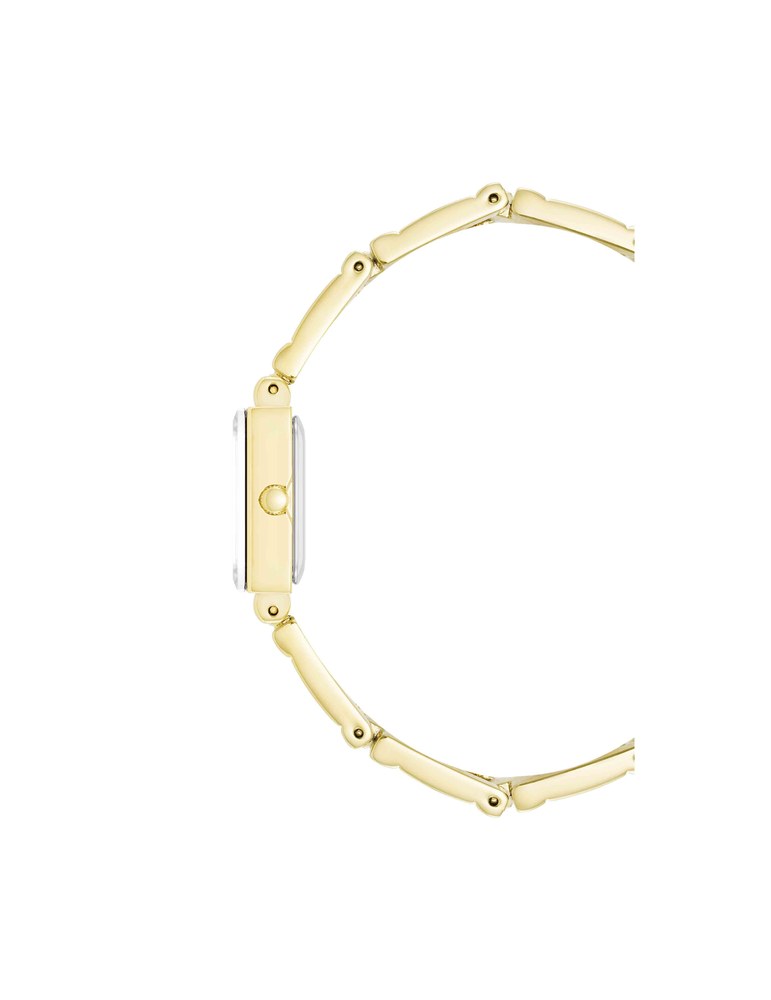שעון נשים + צמיד אנה קליין ANNE KLEIN Iconic Rectangular Case Bangle Watch 10/4898GPST – תמונה 2