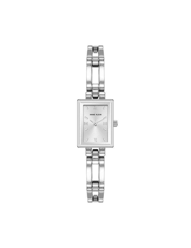 שעון נשים אנה קליין ANNE KLEIN Rectangular Case Bangle Watch 10/4899SISV