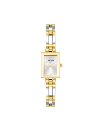 שעון נשים אנה קליין ANNE KLEIN Rectangular Case Bangle Bracelet Watch 10/4899SVTT