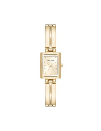שעון נשים אנה קליין ANNE KLEIN Modern Rectangular Face Bracelet Watch 10/5404CHGB