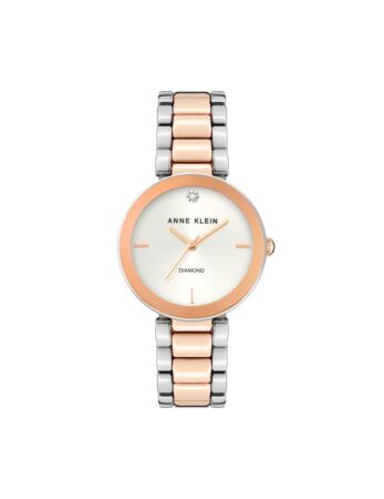 שעון נשים אנה קליין ANNE KLEIN Diamond Dial Bracelet Watch AK/1363SVRT