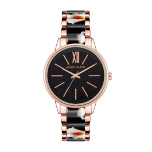 שעון נשים אנה קליין ANNE KLEIN AK/1412BTRG – לוח שחור