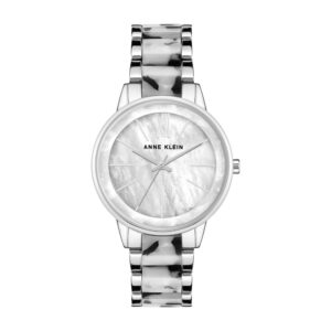 שעון נשים אנה קליין ANNE KLEIN AK/1413BTSV – לוח לבן עם ספרות רומיות