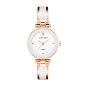 שעון נשים אנה קליין ANNE KLEIN AK/1980WTRG – לוח לבן