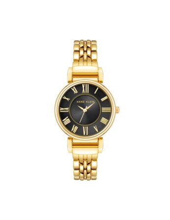 שעון נשים אנה קליין ANNE KLEIN Roman Numeral Dial Watch AK/2158BKGB