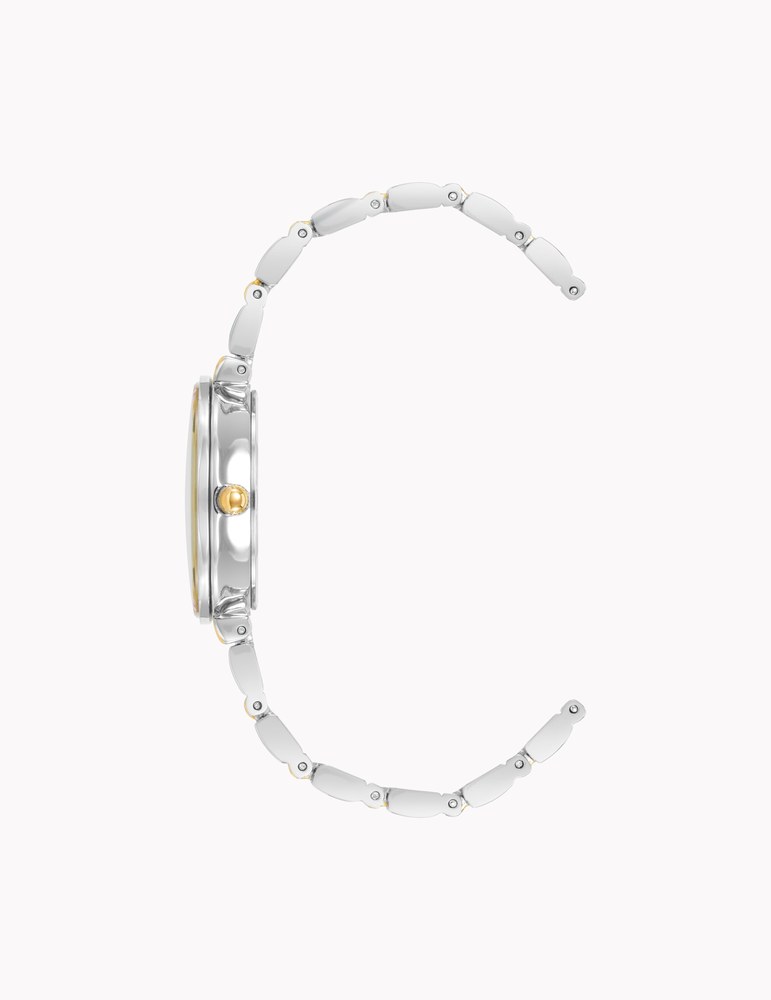 שעון נשים אנה קליין ANNE KLEIN Diamond Accented Classic Bracelet Watch AK/2435SVTT – תמונה 2