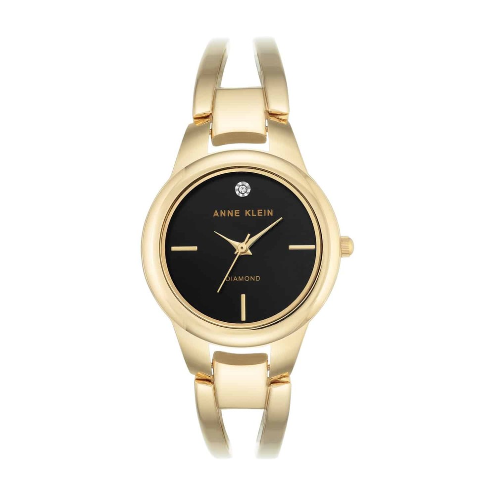 שעון נשים אנה קליין ANNE KLEIN AK/2628BKGB – לוח שחור