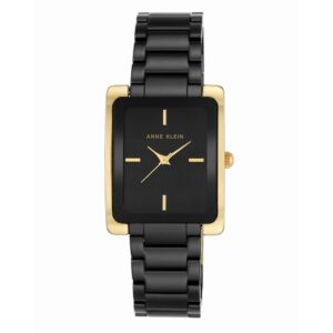 שעון נשים אנה קליין ANNE KLEIN AK/2952BKGB – לוח שחור מבריק