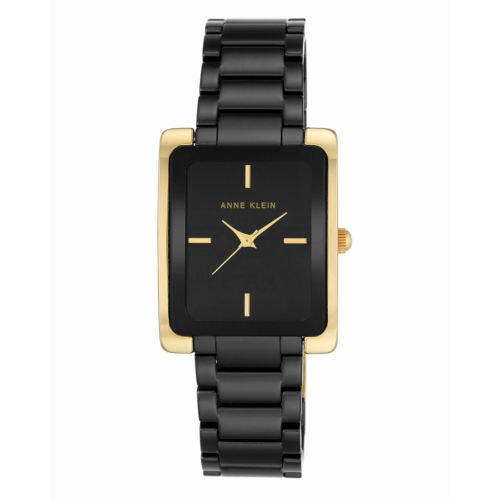 שעון נשים אנה קליין ANNE KLEIN AK/2952BKGB – לוח שחור מבריק