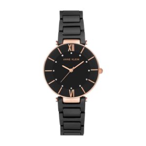 שעון נשים אנה קליין ANNE KLEIN AK/3266BKRG – לוח שחור
