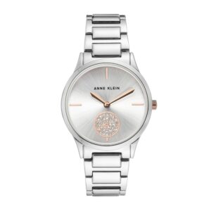 שעון נשים אנה קליין ANNE KLEIN AK/3417SVRT – לוח כסוף