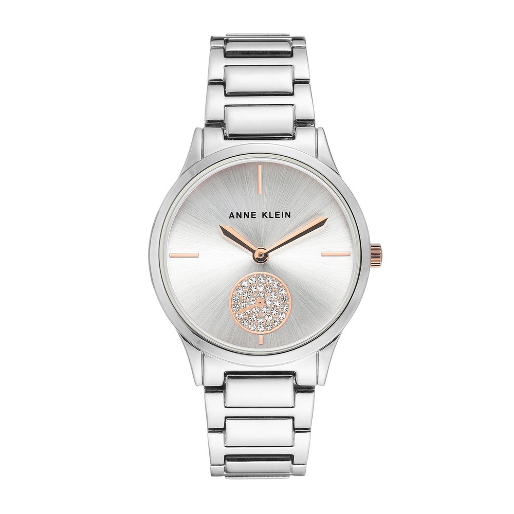 שעון נשים אנה קליין ANNE KLEIN AK/3417SVRT – לוח כסוף