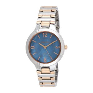 שעון נשים אנה קליין ANNE KLEIN AK/3711NVRT – לוח אם הפנינה כחול נייבי