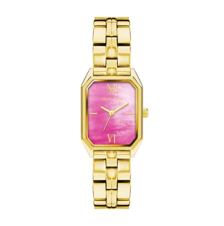 שעון נשים אנה קליין ANNE KLEIN AK/3774HPGB – לוח אם הפנינה ורוד