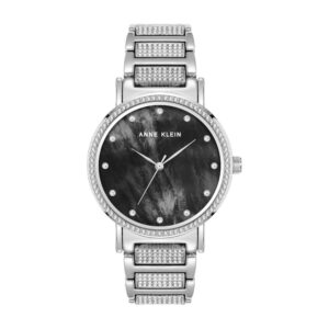 שעון נשים אנה קליין ANNE KLEIN AK/4005BMSV – לוח שחור