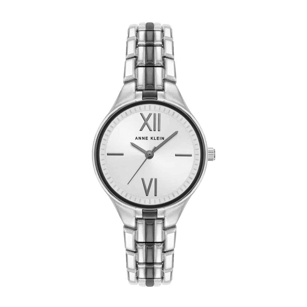 שעון נשים אנה קליין ANNE KLEIN AK/4061SVGY – לוח כסוף