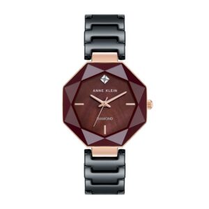שעון נשים אנה קליין ANNE KLEIN AK/5064BYBK – לוח בורדו