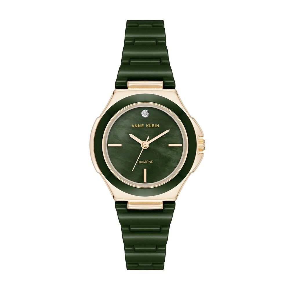 שעון נשים אנה קליין ANNE KLEIN AK/5112GPGN – לוח ירוק
