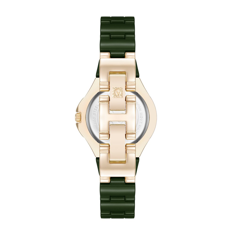 שעון נשים אנה קליין ANNE KLEIN AK/5112GPGN – לוח ירוק – תמונה 2