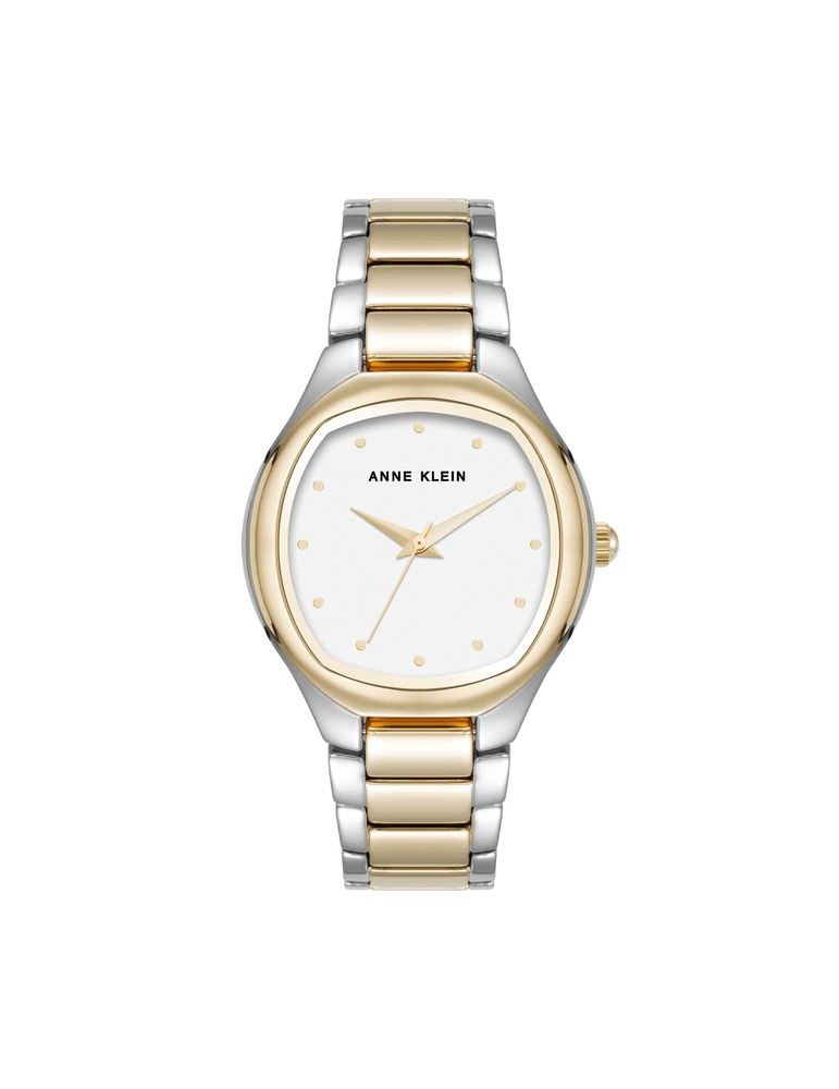 שעון נשים אנה קליין ANNE KLEIN Everyday Cushion Metal Bracelet Watch AK/5133SVTT