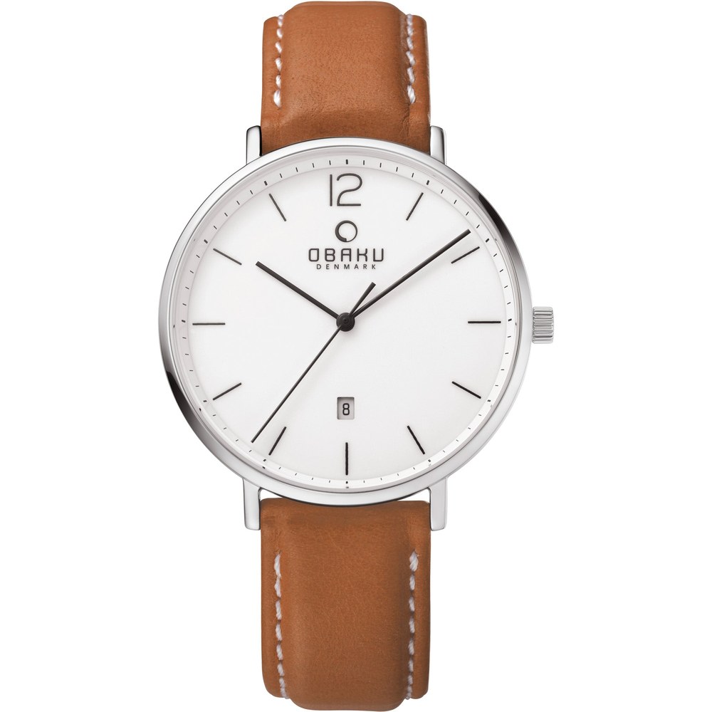 שעון גברים אובקו OBAKU Toft Cognac V181GDCWRZ