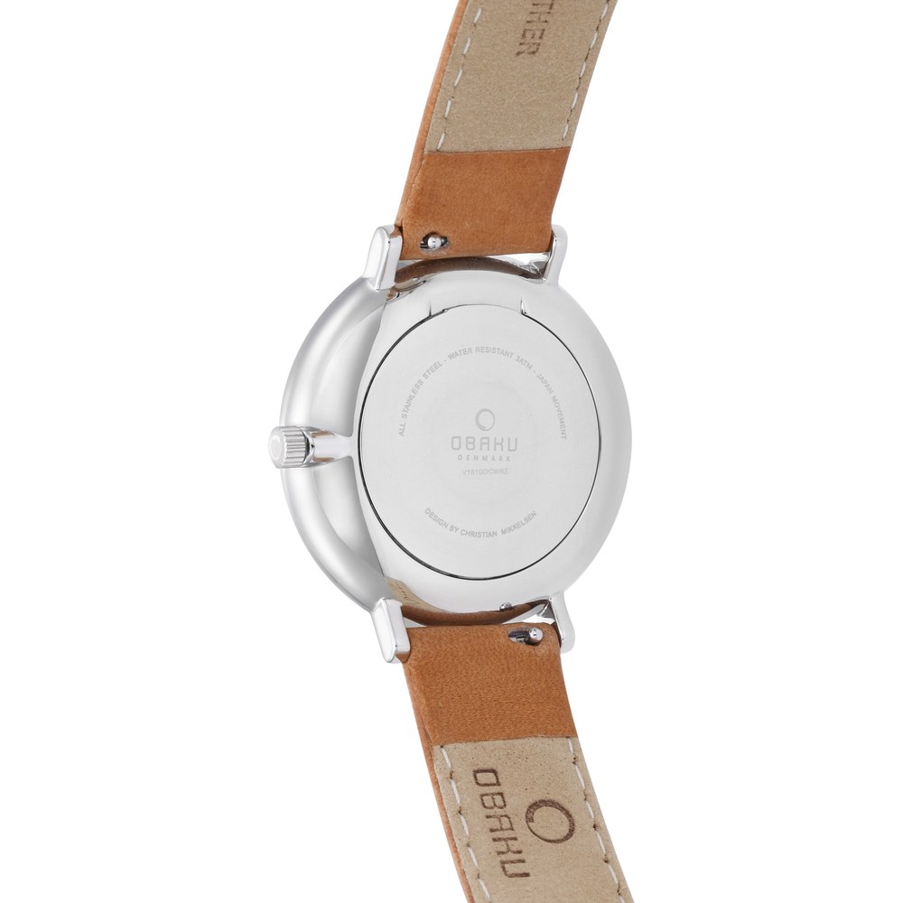שעון גברים אובקו OBAKU Toft Cognac V181GDCWRZ – תמונה 3