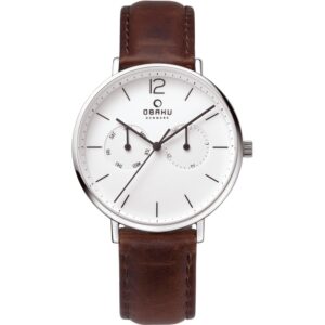 שעון גברים אובקו OBAKU Flod Mocha V182GMCWRN