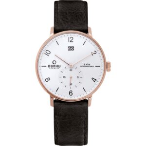שעון גברים אובקו OBAKU Rislen Coal V190GDVWRB