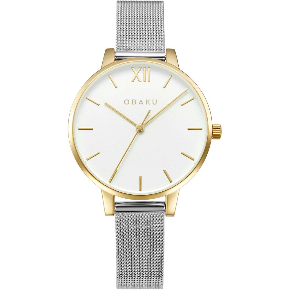 שעון נשים אובקו OBAKU Live Gold Bi V209LXGIMC