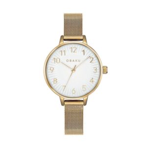 שעון נשים אובקו OBAKU Syren Gold V237LXGIMG