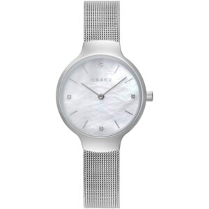 שעון נשים אובקו OBAKU Vikke Steel V241LXCWMC