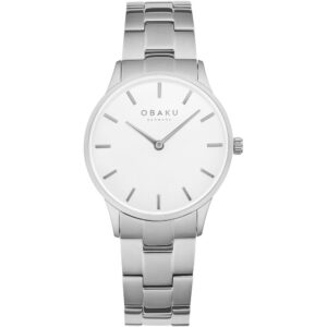 שעון נשים אובקו OBAKU Lyng Lille Steel V247LXCWSC