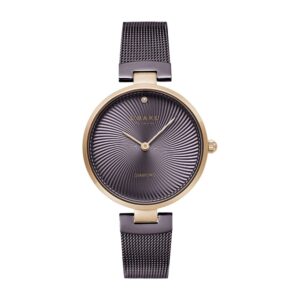 שעון נשים אובקו OBAKU Diamant Walnut V256LXVNMN