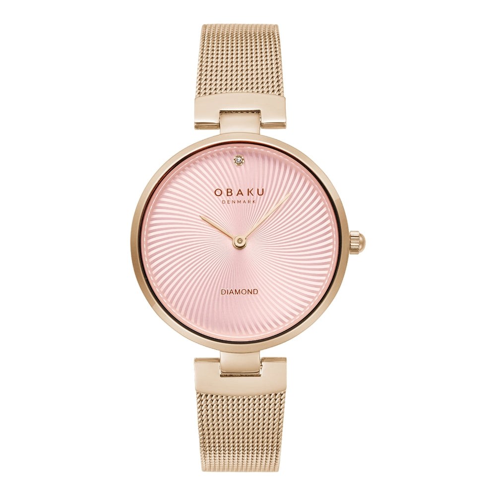 שעון נשים אובקו OBAKU Diamant Peony V256LXVPMV