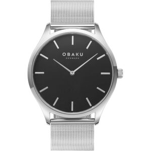 שעון נשים אובקו OBAKU Tang Lille Onyx V260LXCBMC