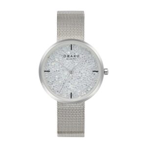 שעון נשים אובקו OBAKU Glimmer Steel V289LHCWMC